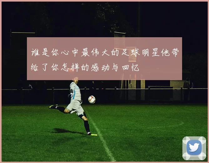 谁是你心中最伟大的足球明星他带给了你怎样的感动与回忆