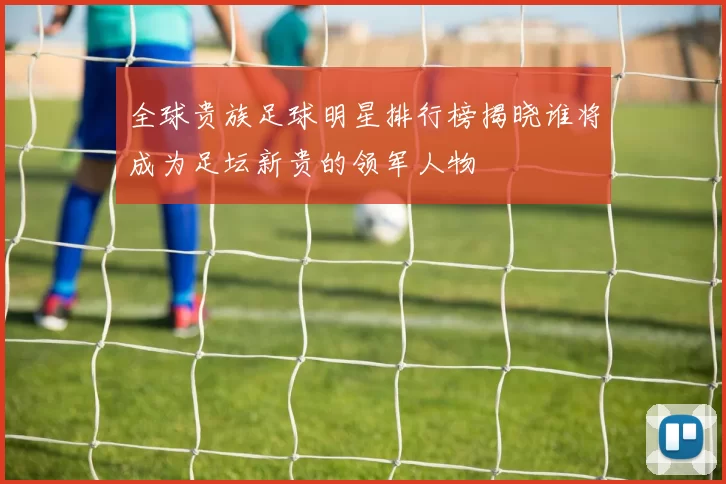 全球贵族足球明星排行榜揭晓谁将成为足坛新贵的领军人物